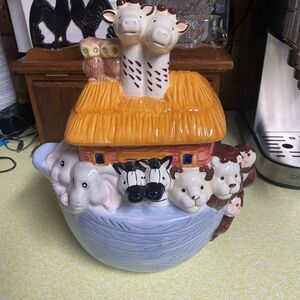 Noah's Ark Animal Cookie Jar